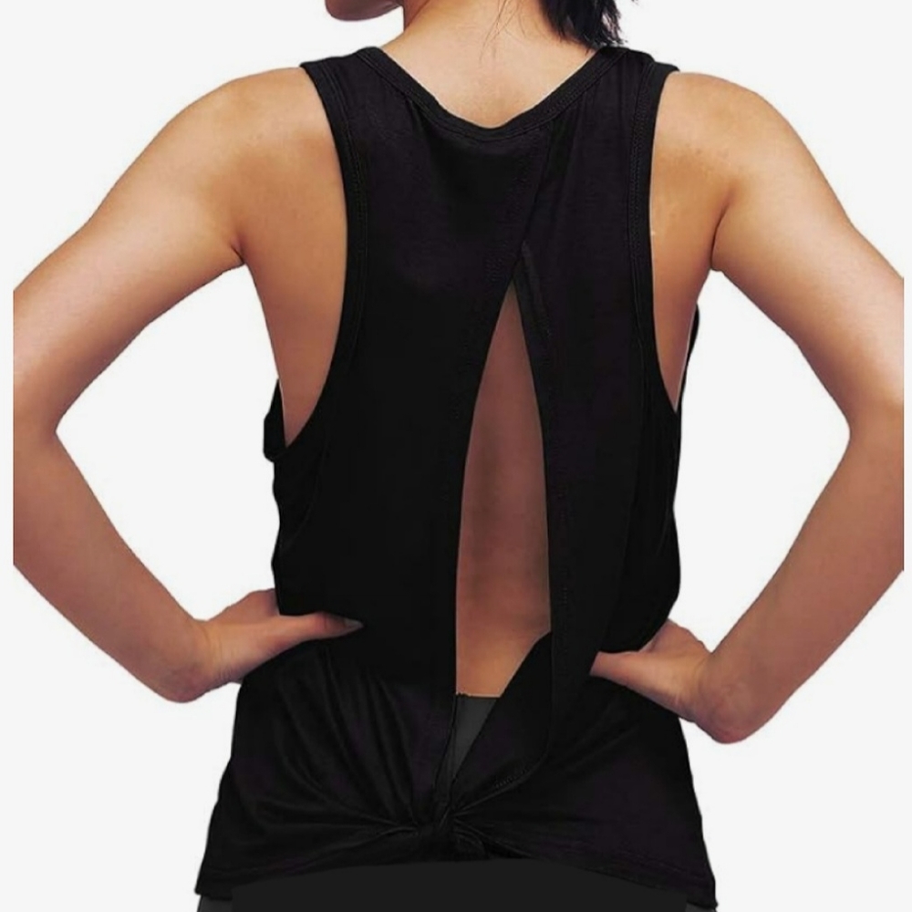 Cyanstyle tank top open back
